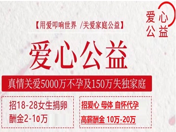 鹤城捐卵助孕生子 爱心志愿者招募